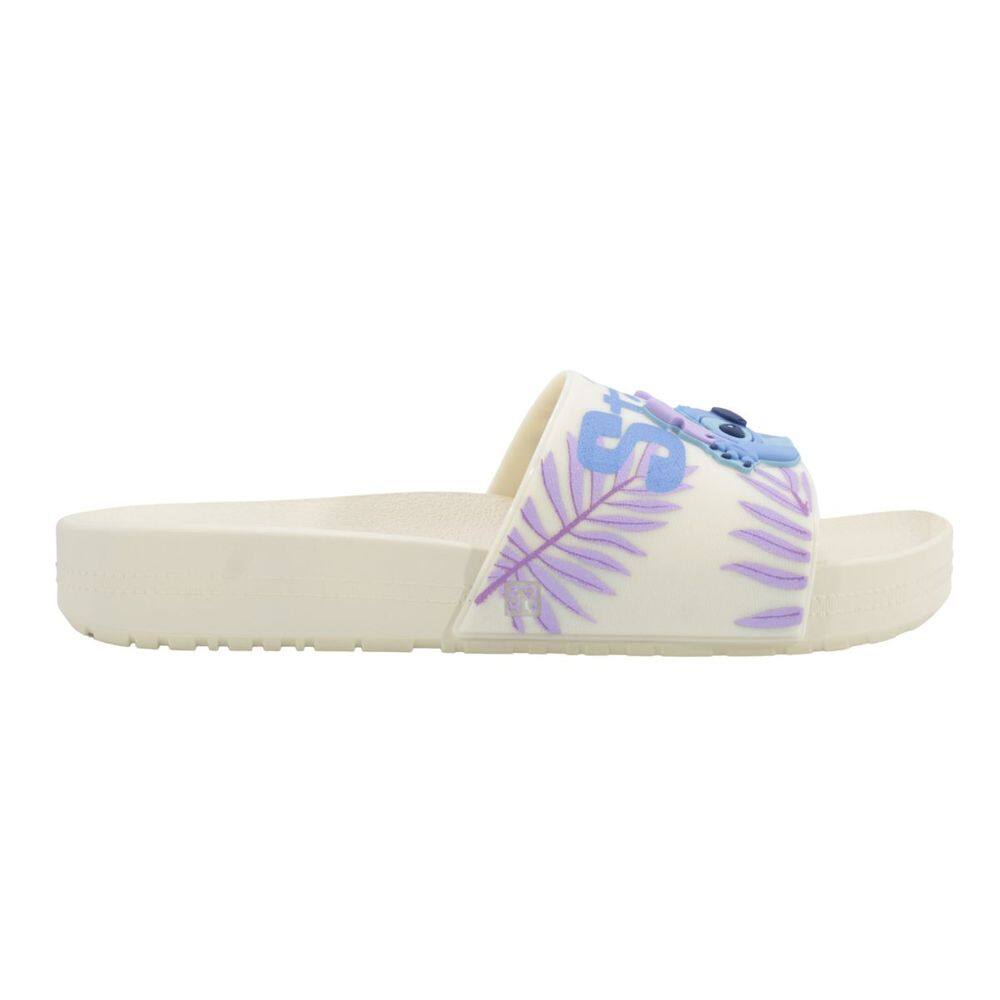 Chinelo Slide Zaxy Disney Off White Claro
