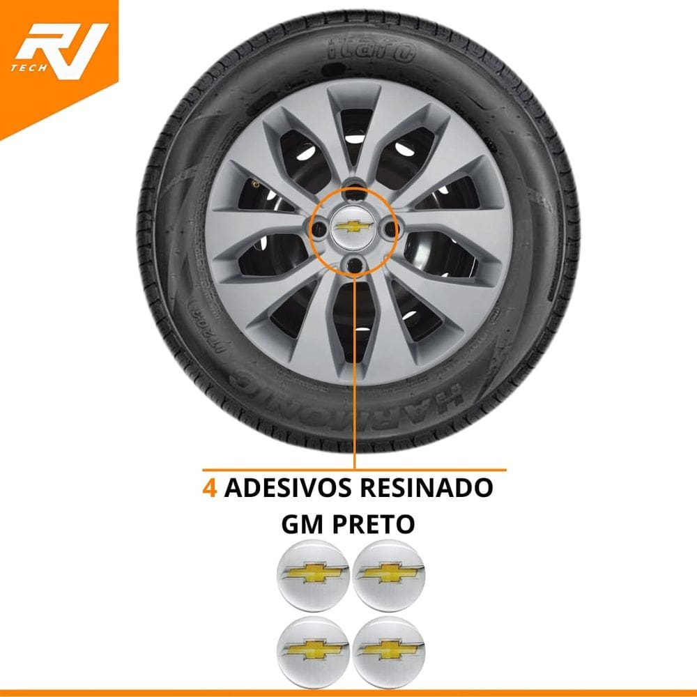 Jogo de Calotas Onix e Prisma 2017 a 2020 Aro 14