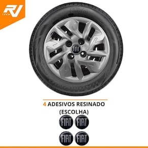 Jogo 4 Calotas Argo 2017 a 2020 Aro 14 Com Emblema