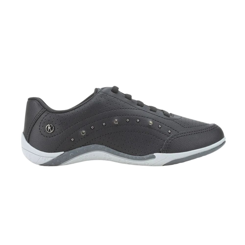 Tênis Feminino Kolosh Microfuros Pedraria Elástico Preto