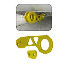 Gancho Engate Reboque Tow Hook Carro Camionete Amarelo Top
