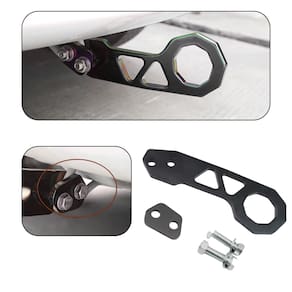Engate Reboque Esportivo Tow Hook Universal Preto tuning M