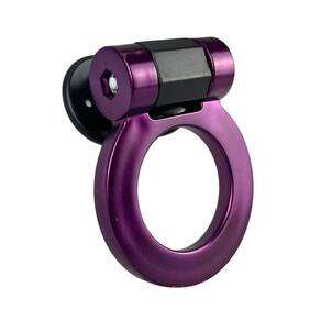 Tow Hook Engate Reboque Carro Camionete Universal Roxo Rosa