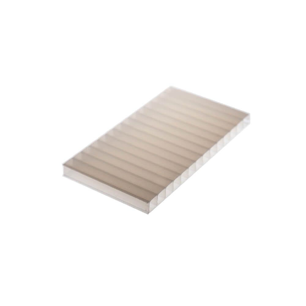 Chapa de Policarbonato Alveolar Branco Refletivo 6mm - 2,10m x 3,00m - Importado