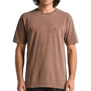 Camiseta Volcom Solid Stone WT25 Masculina Marrom
