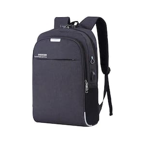 Mochila Notebook Anti Furto E Anti-roupo Com Cadeado E Entrada Fone De Ouvido E Usb Preto