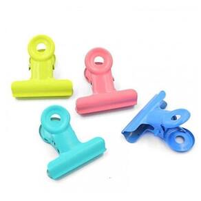 Kit 36 Presilha Metal Para Unha Curvatura C Alongamento Colorida Tamanho P