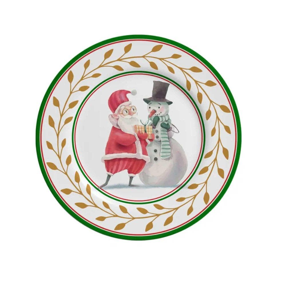 Conjunto 6 Pratos Para Sobremesa Ho Ho Ho - Alleanza