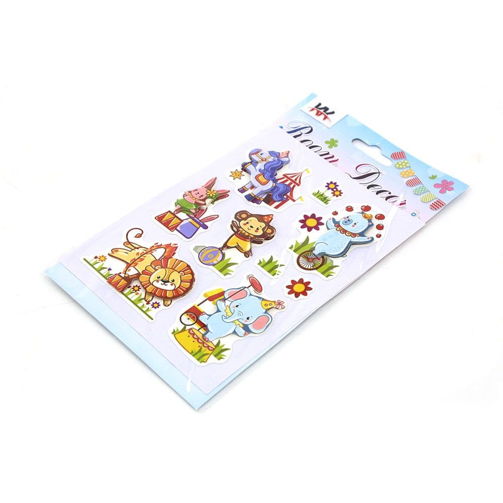 Adesivo de Papel Decorado Bichinhos