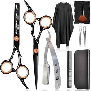 Kit Profissional De Cabeleireiro Tesoura 6 Polegadas Aço Inoxidável Ferramentas De Estilo