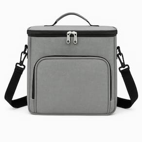 Bolsa Térmica Fitness 7l Com Divisórias Impermeável ? Marmita, Academia E Viagem