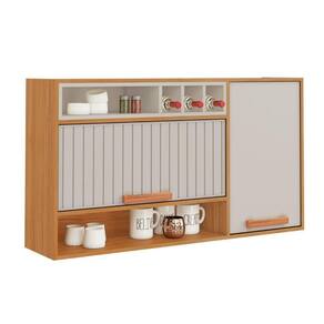 Armario Itatiaia Napoles 1,20 2 Portas C/nicho Cinamomo Off White
