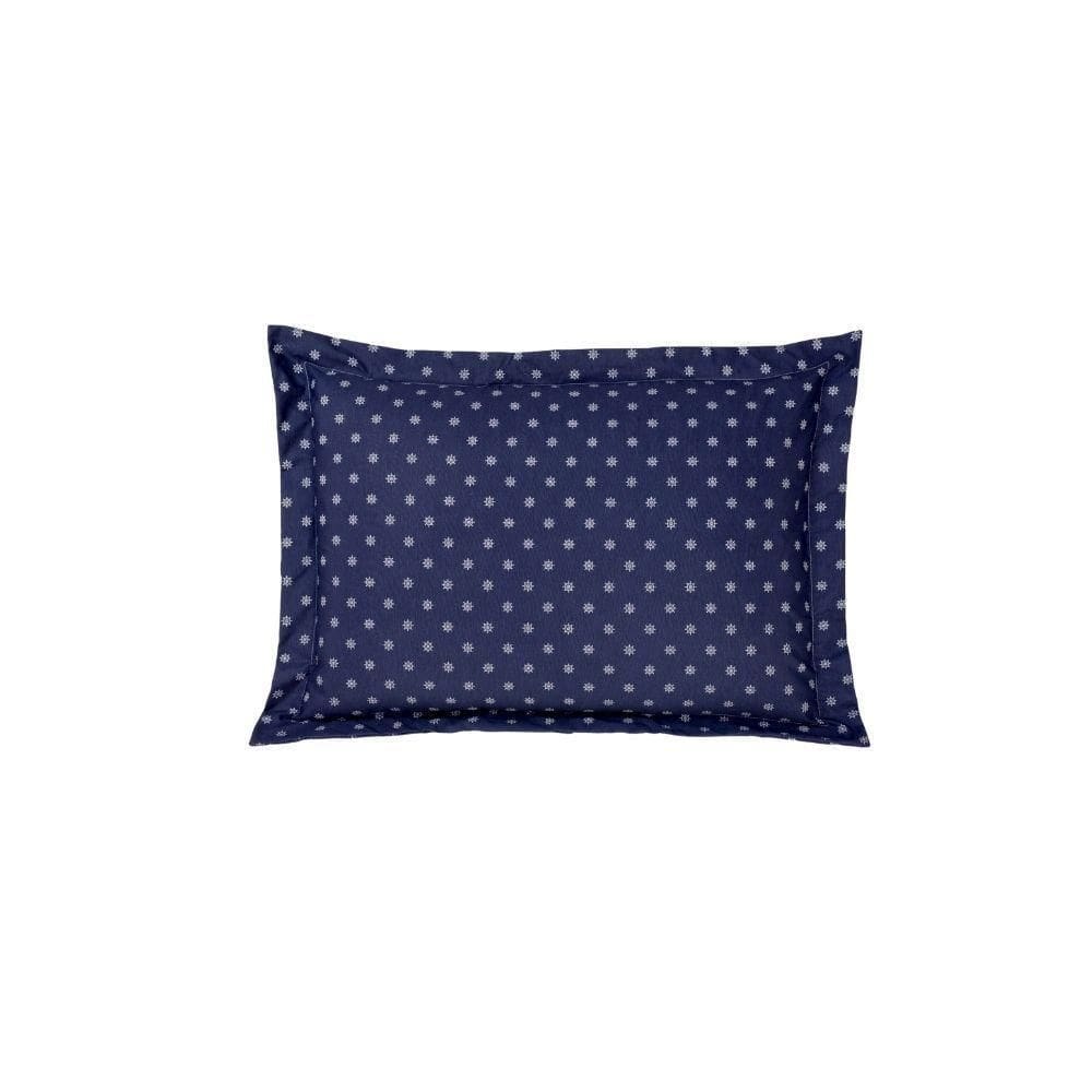Fronha Estampada Infantil Joy 1 Peça 70cm X 50cm 80% Algodão - 20% Poliéster Percal 180 Fios Cor:marinho