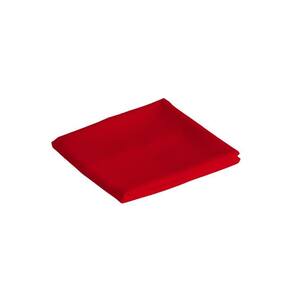 Toalha De Mesa Basic 1 Peça 2,00m X 1,40m 6 Lugares 100% Poliéster Tecido Oxford Cor:vermelho