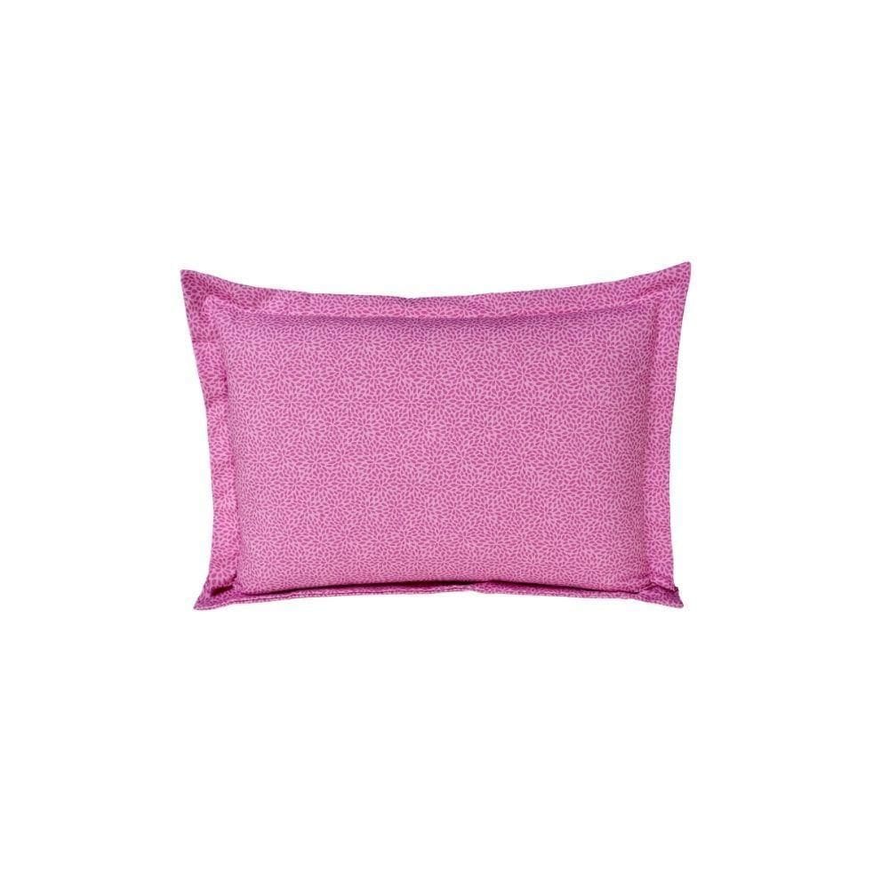 Fronha Estampada Infantil Joy 1 Peça 70cm X 50cm 80% Algodão - 20% Poliéster Percal 180 Fios Cor:pink