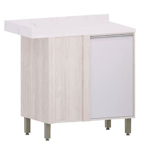 Balcão Canto Reto para Cozinha Modulada 1 Porta Atenas