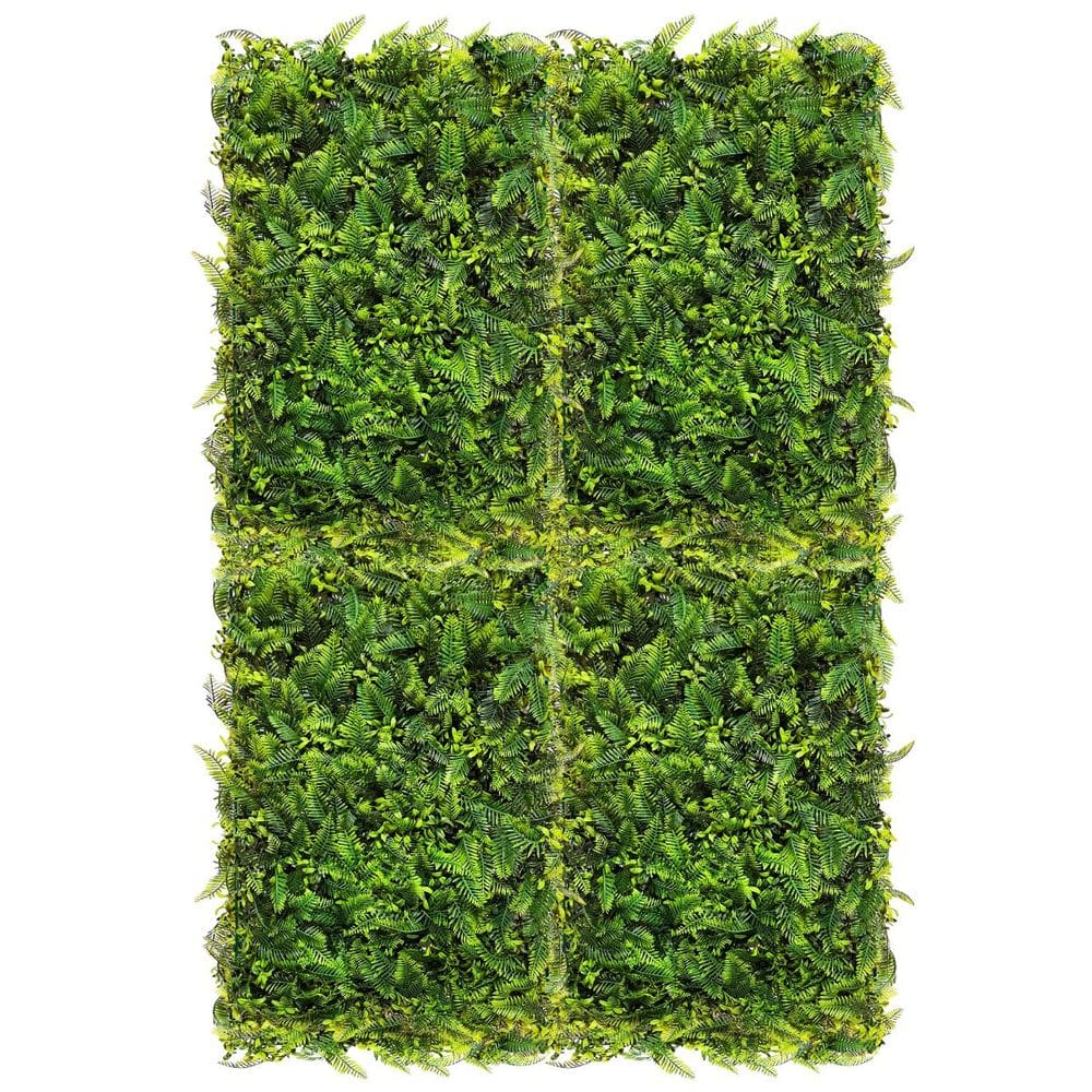 4x Placa Jardim Vertical (60x40) Verde SMO