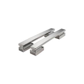 Puxador Para Porta Home Duplo 600mm Inox Polido Zen Design