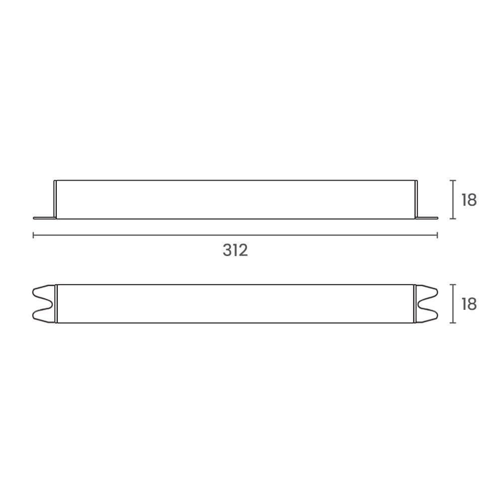 Fonte Slim Chaveada Para Fita Led Taschibra 12V 5A / 60W Bivolt