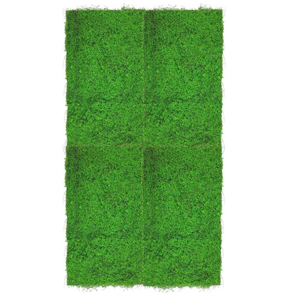4x Placa Jardim Vertical Musgo (50x100) Verde SMO