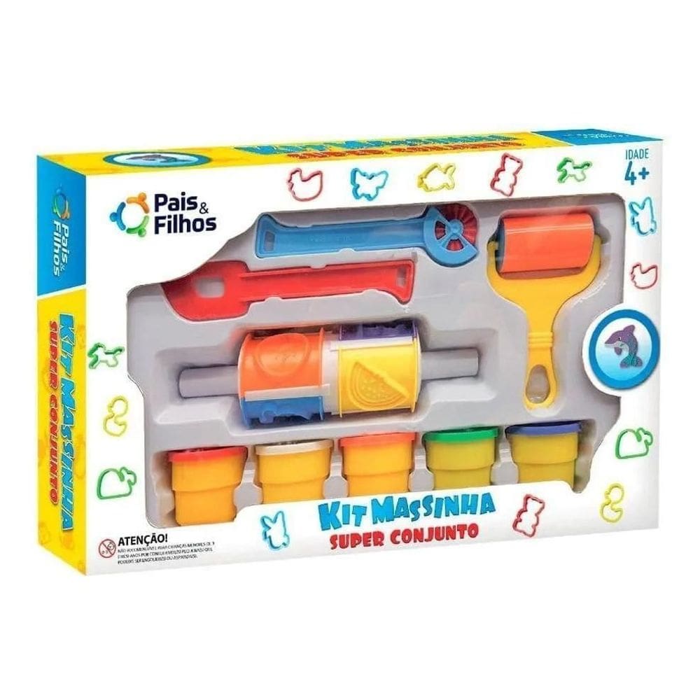 Kit Massinha Super Conjunto - Pais E Filho