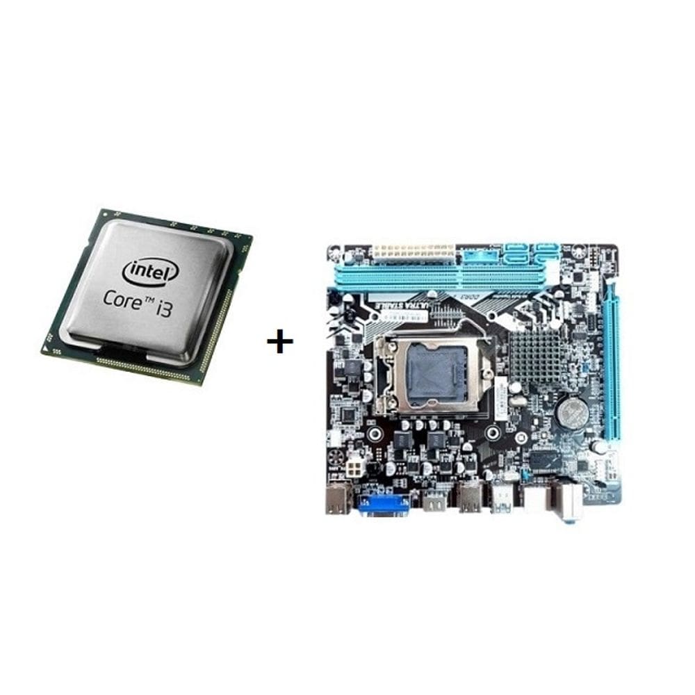 Kit Pl Mãe H81 + Proc I3 4130