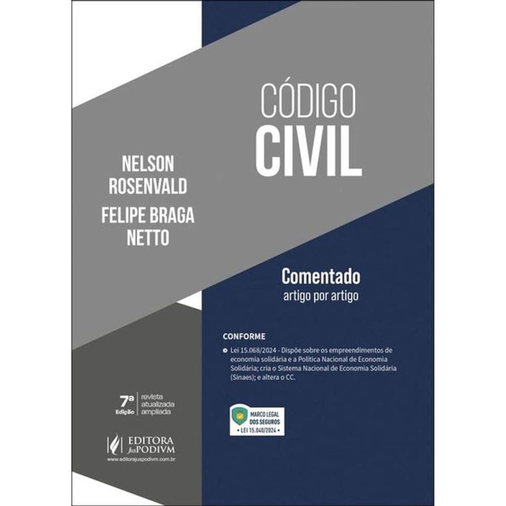 Código Civil Comentado - Artigo Por Artigo - 2025