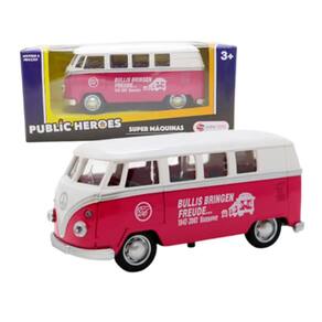 Carrinho De Fricção Kombi Vermelha - Shiny Toys