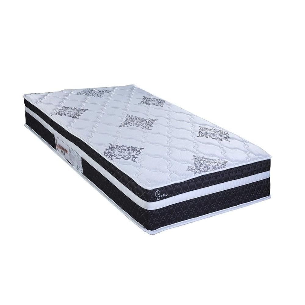 Colchão Solteiro Molas Ensacadas Basic Black (88x188x24) - Paropas