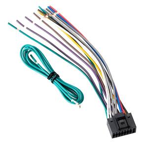 Chicote de fiação estéreo de carro RED WOLF para Kenwood KDC KRC KMD
