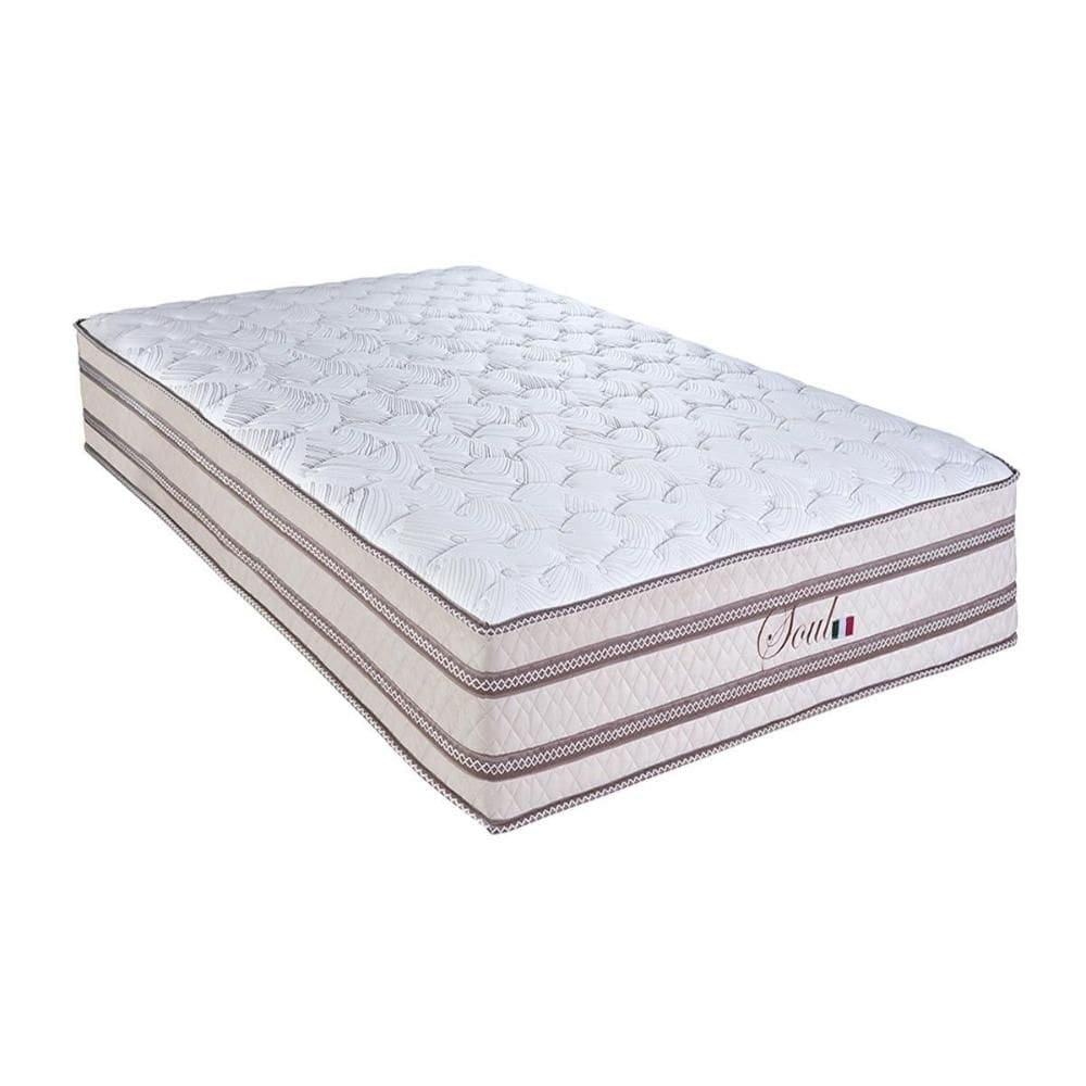 Colchão Solteiro Molas Ensacadas Soul Clean (88x188x32) - Paropas
