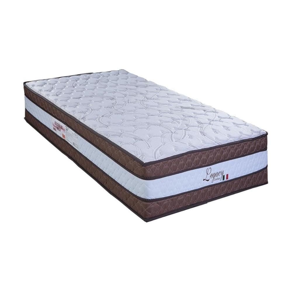 Colchão Solteiro Molas Legacy White (88x188x28) - Paropas
