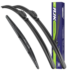 Escovas de limpador de pára-brisa AJK para Honda Pilot 2003-2008 (conjunto de 3)