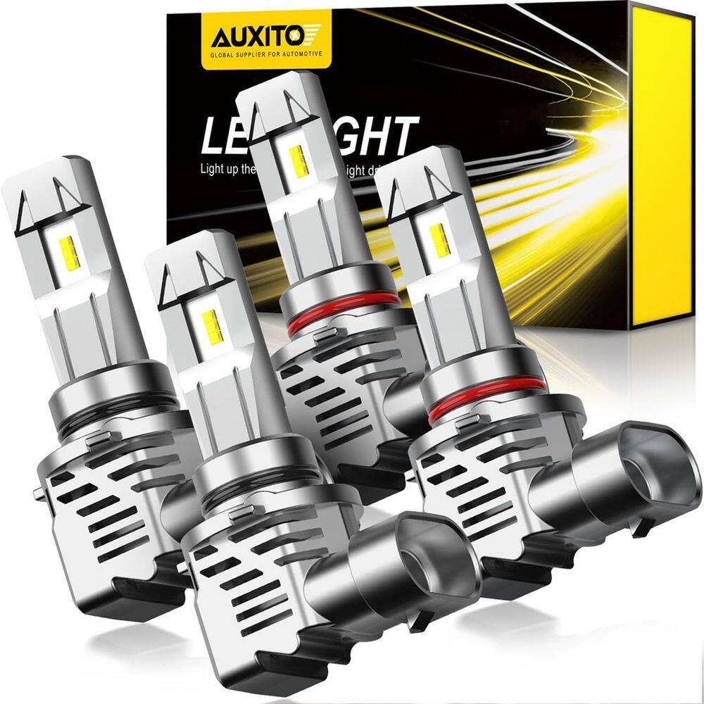 Lâmpada de nevoeiro AUXITO 9005 e 9006 6500K Luz branca x4