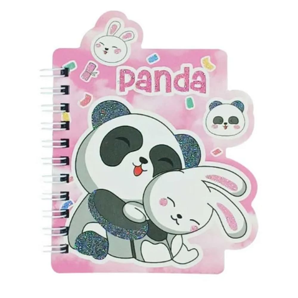 Caderno Bloco de Anotações Espiral 60 FL Panda - Panda