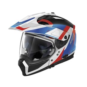 Capacete Nolan N70-2x Skyfall Branco/Vermelho/Azul (60) 62