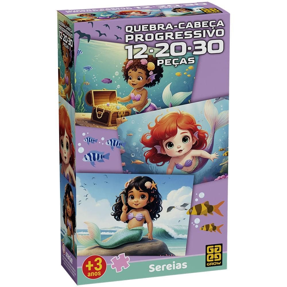Quebra-cabeça Progressivo Sereias