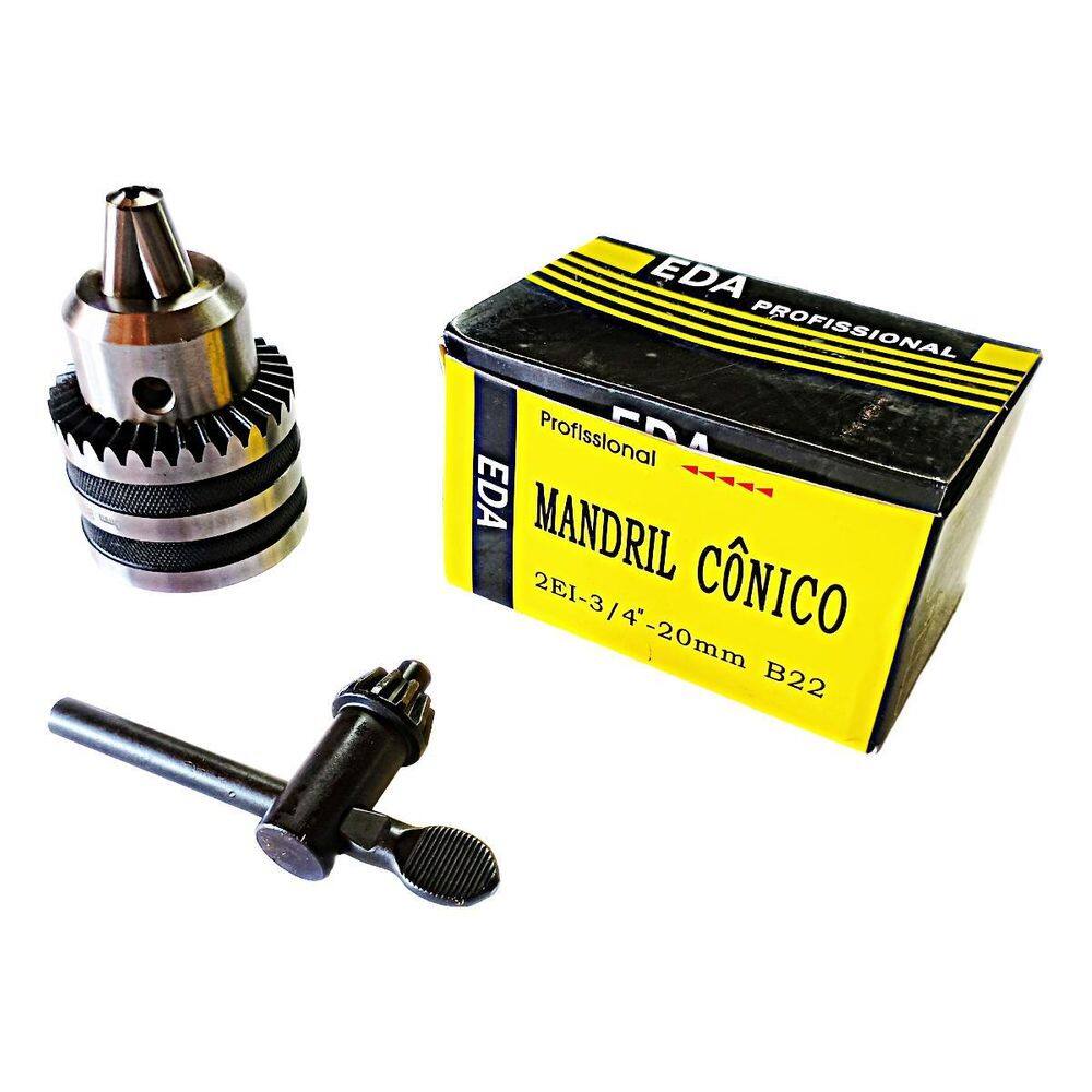 Mandril Cônico 2Ei - 3/4`` - 20 Mm - B22 - Eda