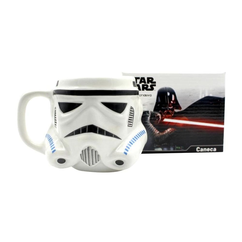 Caneca Formato 3D 500ML 10023510 Star Wars Stormtrooper