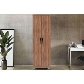 Armário Multiuso Casal 424 c/ 2 Portas e Pés Freijo - Carraro