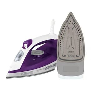 Ferro De Passar A Vapor Black E Decker 1200w 220v - Roxo/branco
