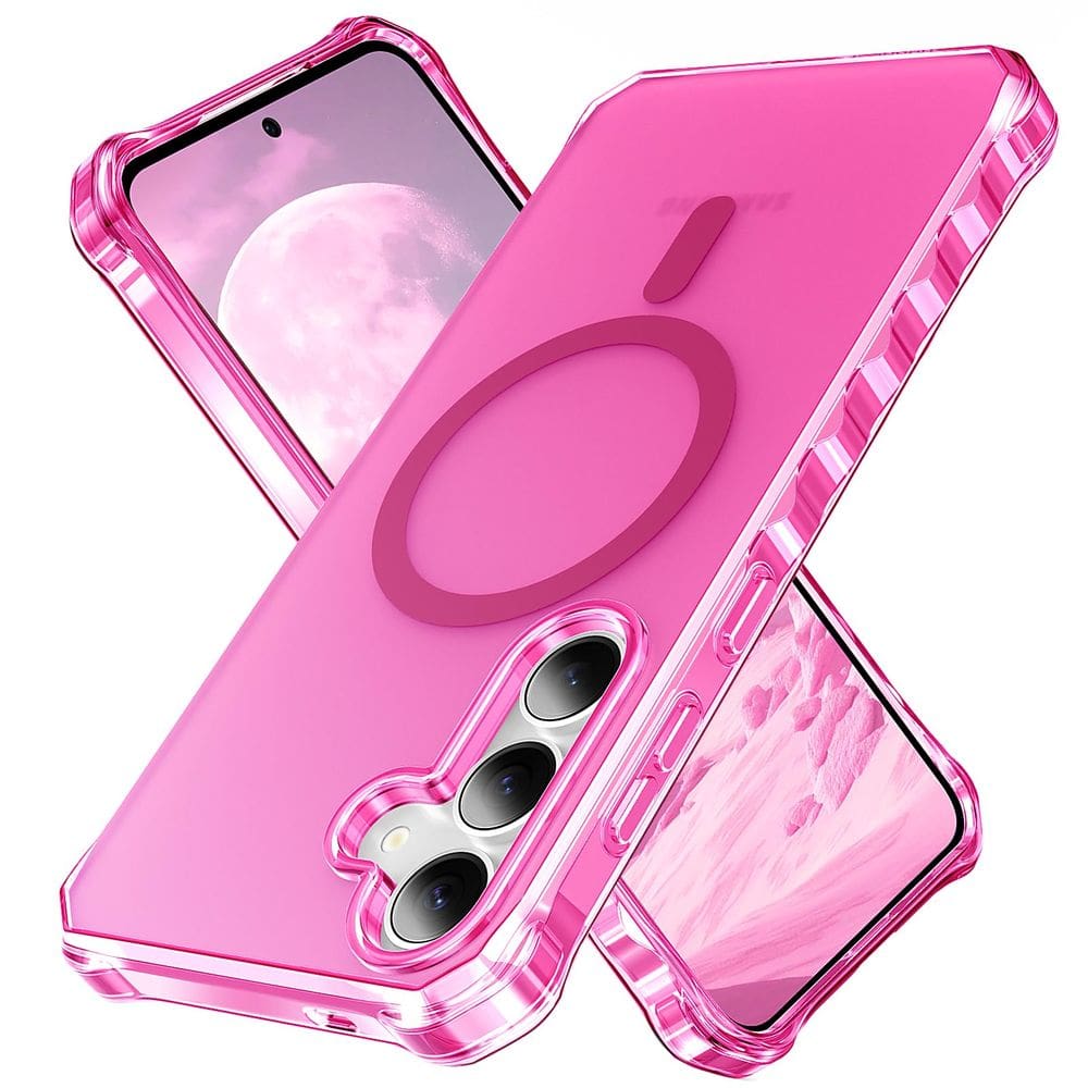 Capa de telefone Caselovely Magnetic para Samsung Galaxy S25 Rose