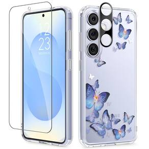 Capa de telefone GVIEWIN para Samsung Galaxy S25 Plus com protetor
