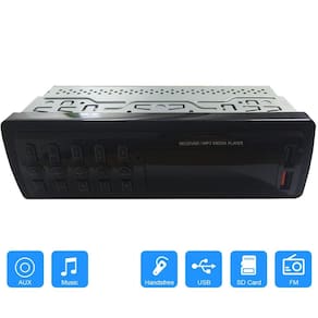 Som Radio Automotivo Mp3 Player Bluetooth USB Vermelho