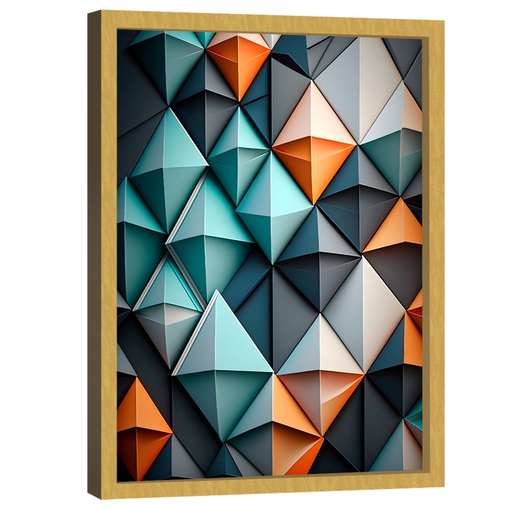 Quadro Decorativo Abstrato 3D