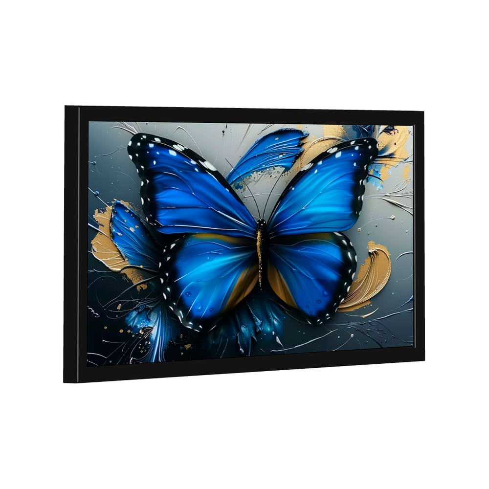 Quadro Decorativo Borboleta Azul