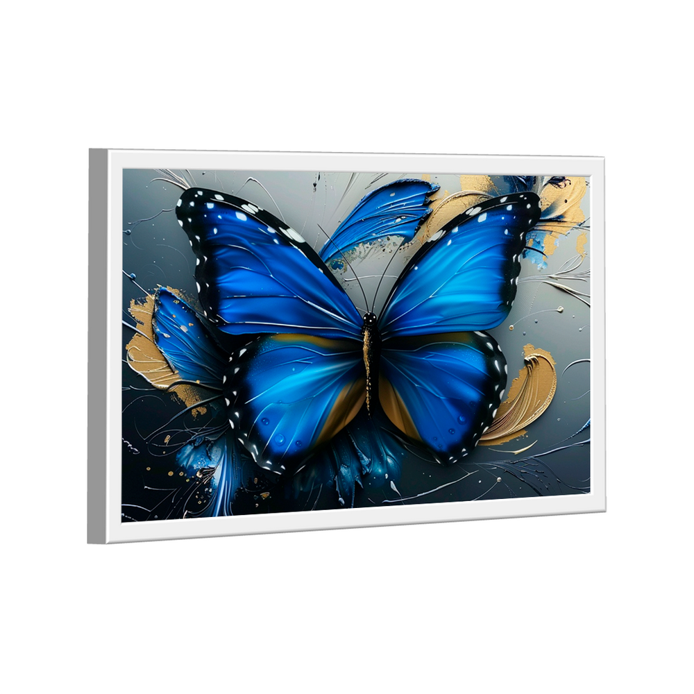 Quadro Decorativo Borboleta Azul