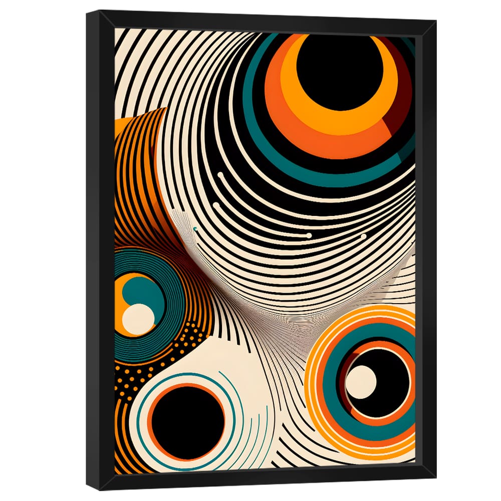 Quadro Decorativo Abstrato 3D Formas