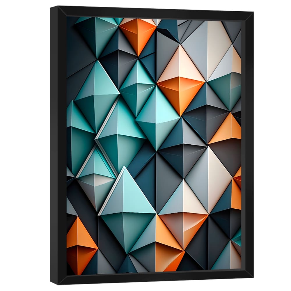 Quadro Decorativo Abstrato 3D