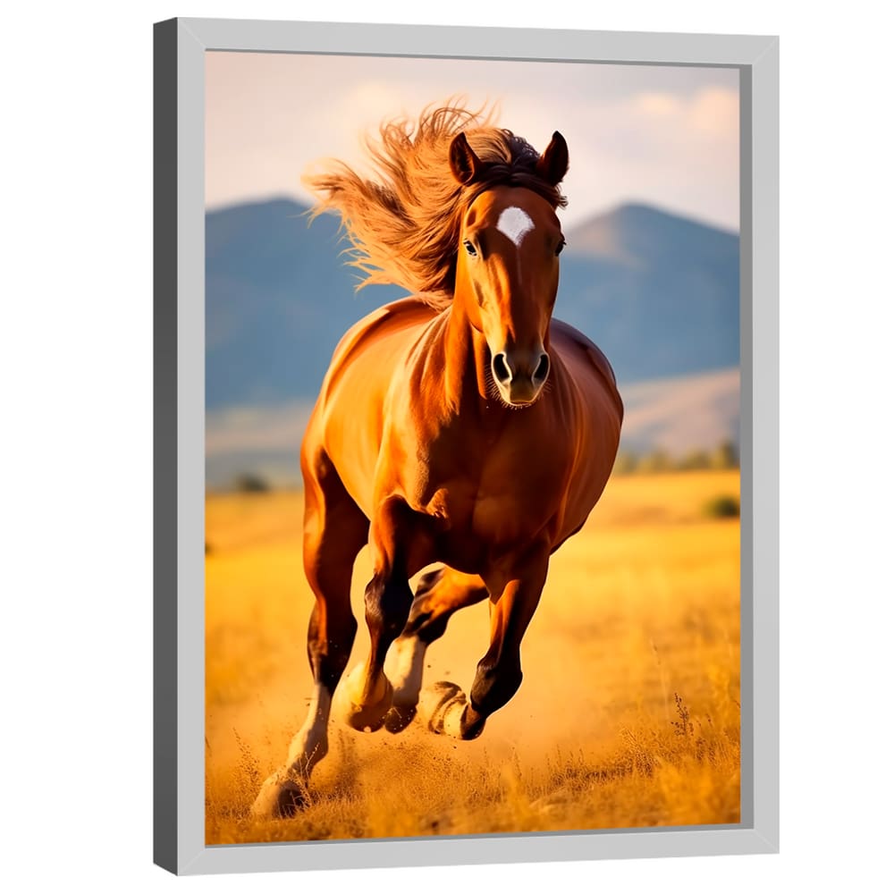Quadro Decorativo Cavalo Correndo